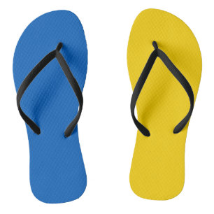Ukraine Flag Blue Yellow Ukrainian Jandals