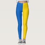Ukraine Flag Blue Yellow Ukrainian Leggings<br><div class="desc">Ukraine Flag in blue and yellow to show support for Ukranian peace and freedom. Ukraine Flag Blue Yellow Ukrainian Support Bumper Sticker</div>