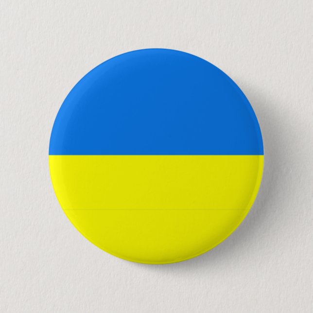 Ukraine Flag Button/Lapel Pin (Front)