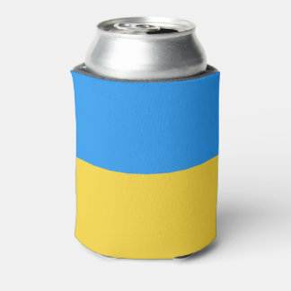 Ukraine flag can cooler