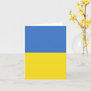 Ukraine Flag Card