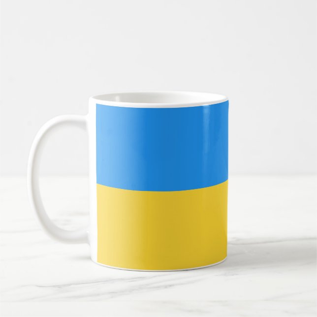 Ukraine flag coffee mug (Left)