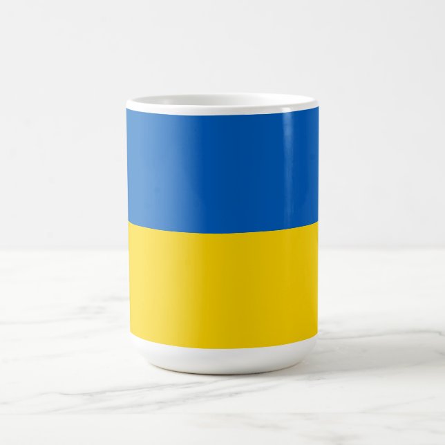 Ukraine flag coffee mug (Center)