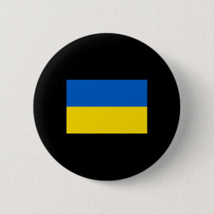 Ukraine Flag Design 6 Cm Round Badge