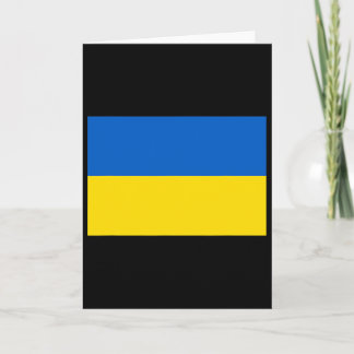 Ukraine Flag Design  Card