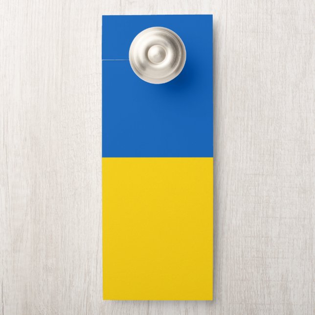 Ukraine flag door hanger (On Knob)