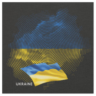 Ukraine flag fabric