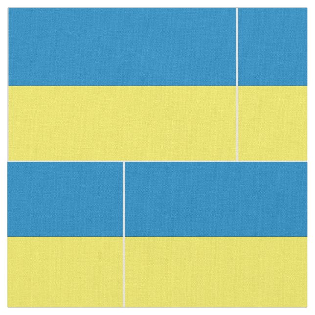 Ukraine Flag Fabric (Close Up)