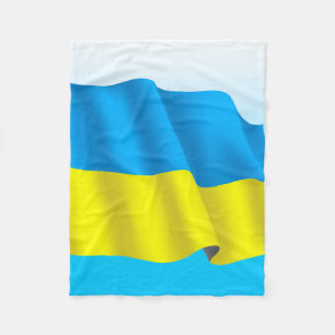 Ukraine Flag Fleece Blanket