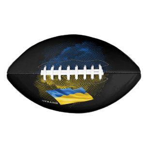 Ukraine flag football