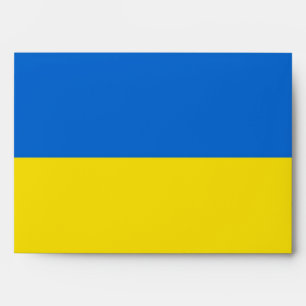Ukraine Flag Freedom Themed Envelope