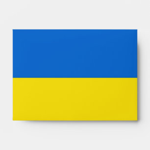 Ukraine Flag Freedom Themed Envelope