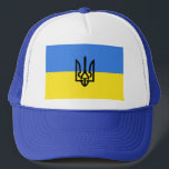 Ukraine Flag Freedom  Trucker Hat<br><div class="desc">Support Ukraine Trucker Hats - Freedom Support - Ukrainian Flag Caps ! Let's make the world a better place - everybody together ! A better world begins - depends - needs YOU too ! You can transfer to 1000 Zazzle products. Resize and move or remove and add elements / text...</div>