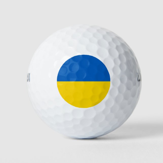Ukraine Flag Golf Balls (Front)