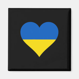 Ukraine Flag Heart Ukraine Gifts Love Ukraine Magnet