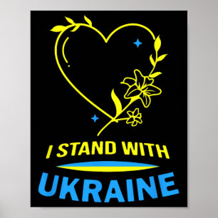 Ukraine Flag I Stand With Ukraine Shirt Love Suppo Poster