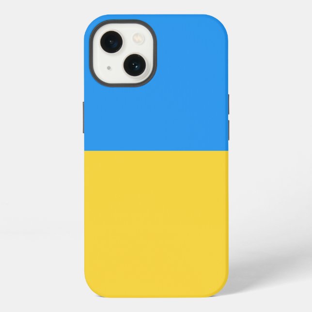 Ukraine flag iPhone case (Back)