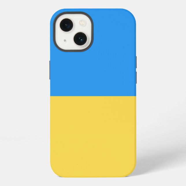 Ukraine flag iPhone case (Back)