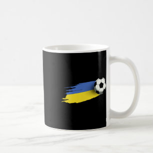 Ukraine Flag Jersey Ukrainian Soccer Team Ukrainia Coffee Mug