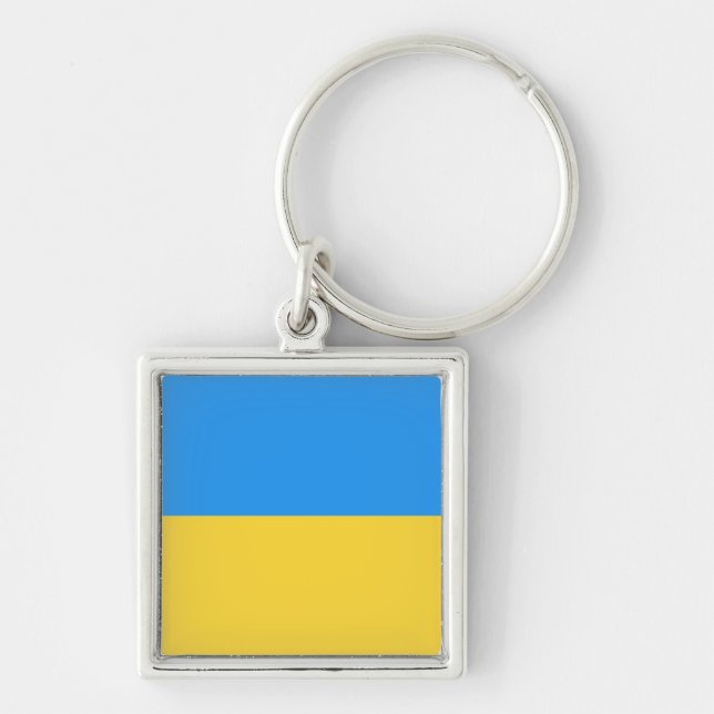 Ukraine flag key ring (Front)