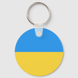 Ukraine flag key ring