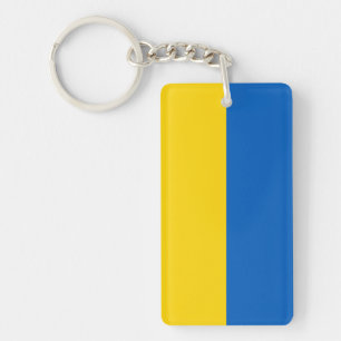 Ukraine Flag Key Ring