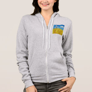 Ukraine Flag Landscape Hoodie