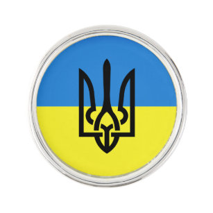 Ukraine Flag Lapel Pin - Support Freedom