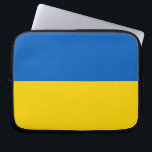 Ukraine Flag Laptop Sleeve<br><div class="desc">Elegant Laptop Sleeve with Flag of Ukraine. This product its customisable.</div>