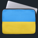 Ukraine flag laptop sleeve<br><div class="desc">Ukraine flag,  support Ukraine blue and yellow Ukrainian fight</div>