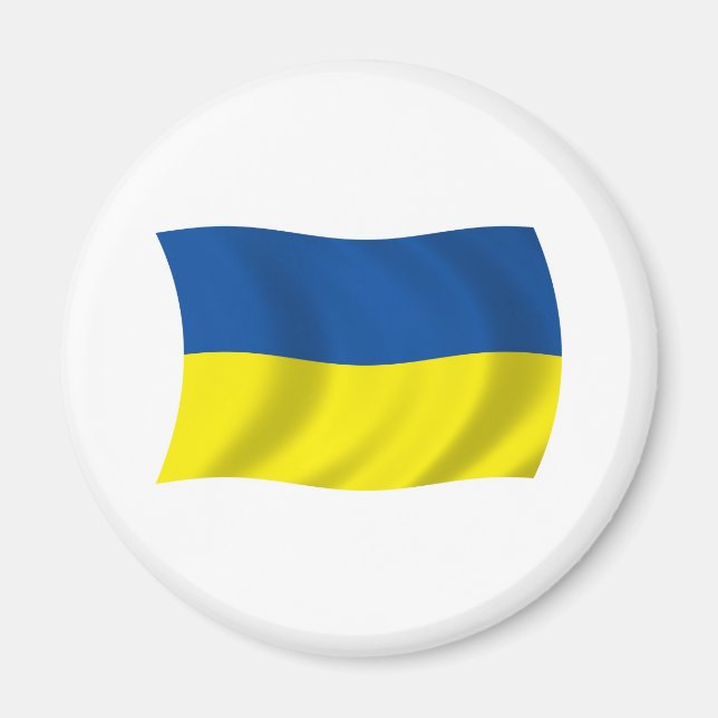 Ukraine Flag Magnet (Front)