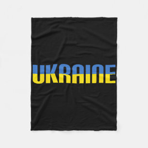 Ukraine Flag Men Women Kids Ukraine 1 Fleece Blanket