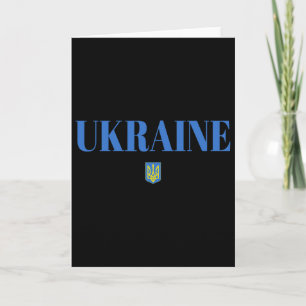 Ukraine Flag Men Women Kids Ukraine 2 Card