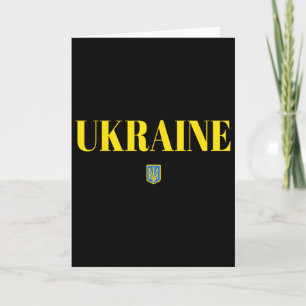 Ukraine Flag Men Women Kids Ukraine 3 Card