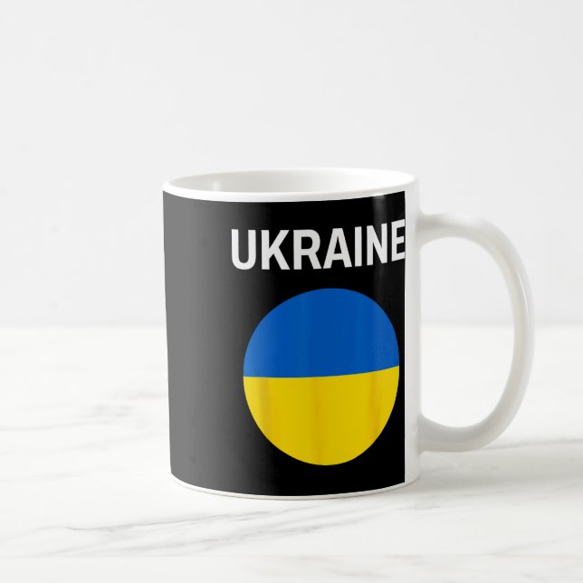 Ukraine Flag Modern 1  Coffee Mug (Right)