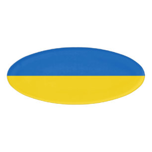 Ukraine flag name tag