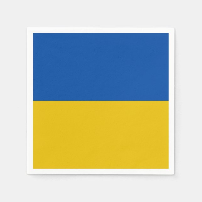 Ukraine Flag Napkins (Front)