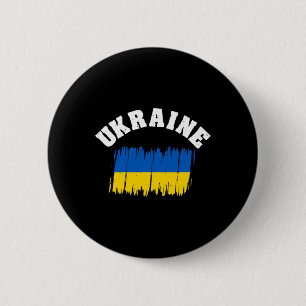 Ukraine Flag National Flag Kiev Ukrainian Kyiv 2  6 Cm Round Badge