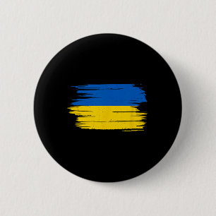 Ukraine Flag National Flag Kiev Ukrainian Kyiv Sun 6 Cm Round Badge