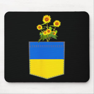 Ukraine Flag National Flag Kiev Ukrainian Kyiv Sun Mouse Pad