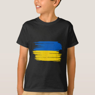 Ukraine Flag National Flag Kiev Ukrainian Kyiv Sun T-Shirt