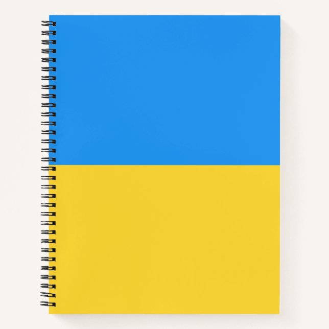 Ukraine flag notebook (Front)