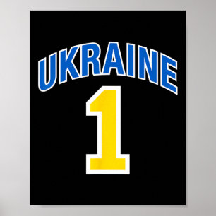 Ukraine Flag One Poster