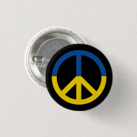 Ukraine flag peace symbol black