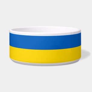 Ukraine Flag Pet Bowl