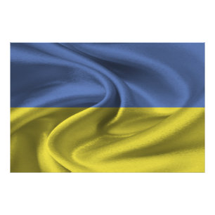 Ukraine Flag Photo Print