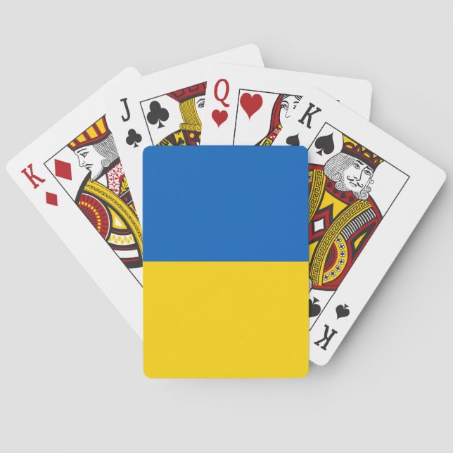 Ukraine Flag Playing Cards (Back)