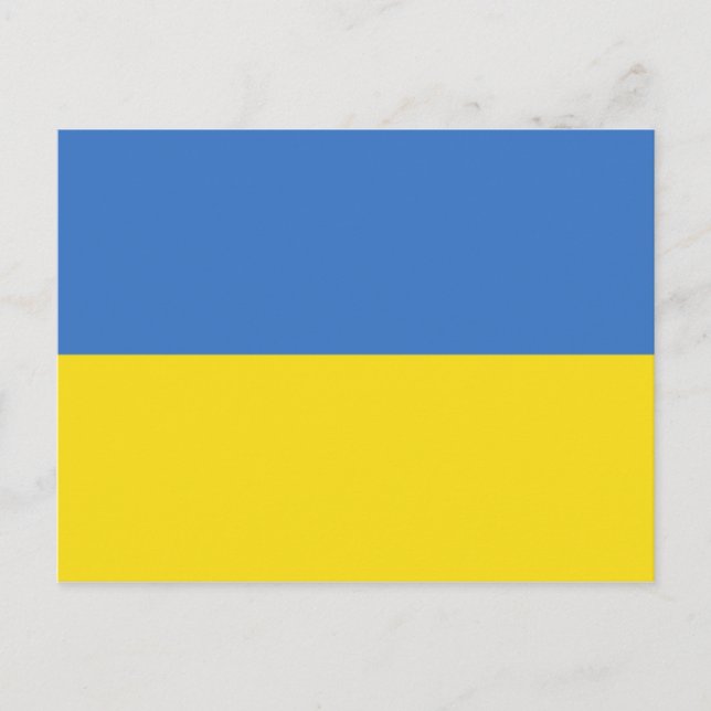 ukraine flag postcard (Front)