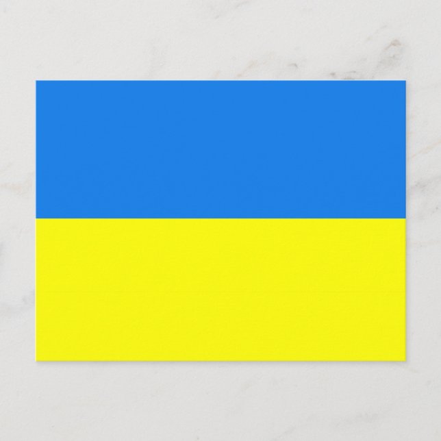 ukraine flag postcard (Front)