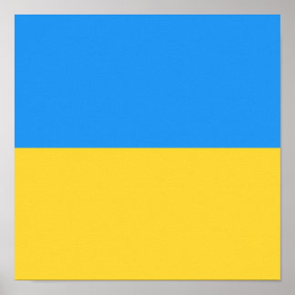 Ukraine flag poster